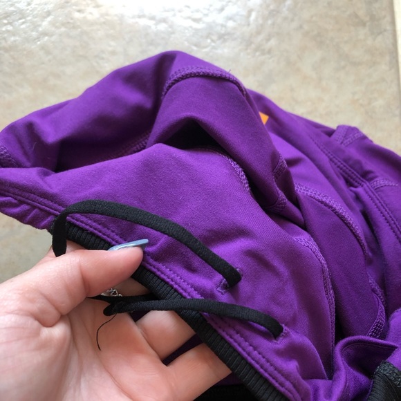 Lucy Purple Leggings with Mesh Detail at Ankle Size XS Lucy Tech workout active - Picture 5 of 5